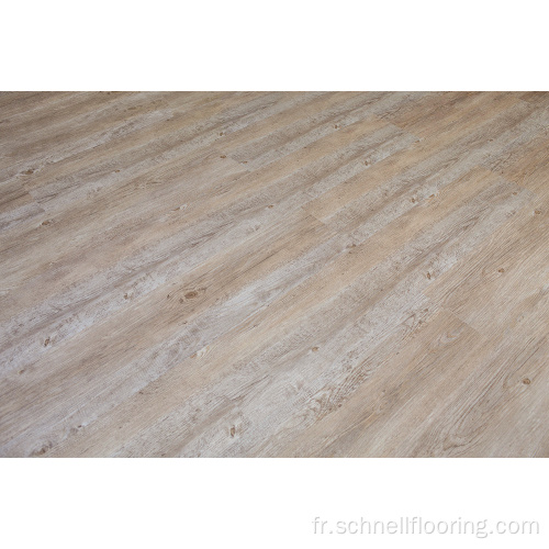 Plancher de clic en bois de planche composite en plastique en pierre